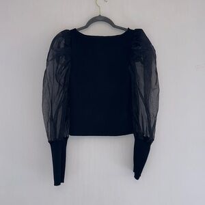 Lea & Viola Black Long Sleeve Top